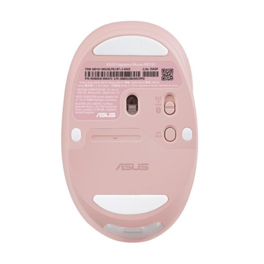 Ratón ASUS MD101 RF Wireless Bluetooth 2400 DPI Rosa com fragrância