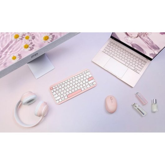 Ratón ASUS MD101 RF Wireless Bluetooth 2400 DPI Rosa com fragrância