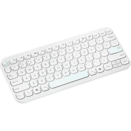 Teclado ASUS Marshmallow KW100 inalámbrico Bluetooth tijera mecánica alemán QWERTZ