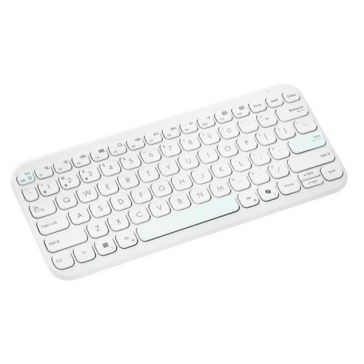 Teclado ASUS Marshmallow KW100 inalámbrico Bluetooth tijera mecánica alemán QWERTZ