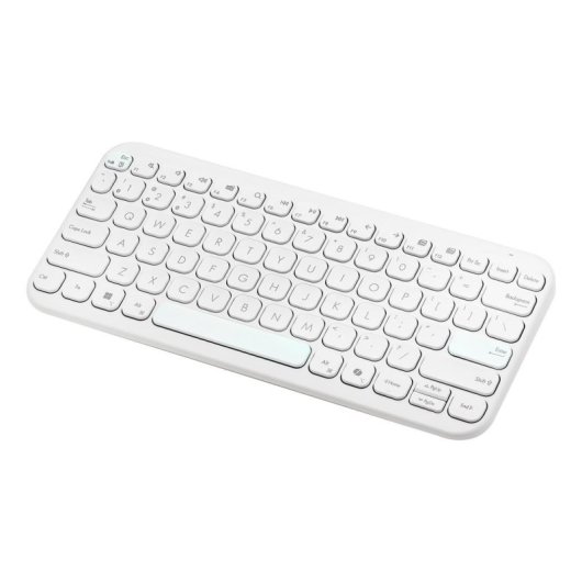 Teclado ASUS Marshmallow KW100 inalámbrico Bluetooth tijera mecánica alemán QWERTZ