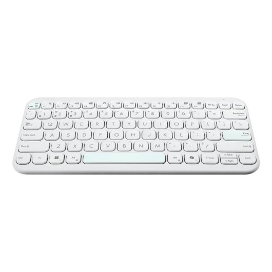 Teclado ASUS Marshmallow KW100 inalámbrico Bluetooth tijera mecánica alemán QWERTZ
