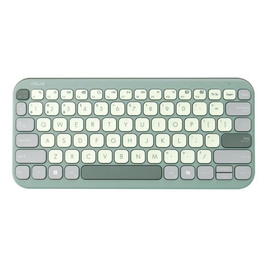 Teclado ASUS Marshmallow KW100 inalámbrico tijera alemán compacto 75% Bluetooth