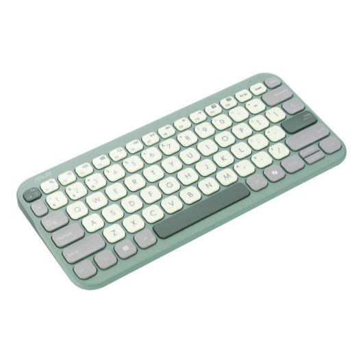 Teclado ASUS Marshmallow KW100 inalámbrico tijera alemán compacto 75% Bluetooth