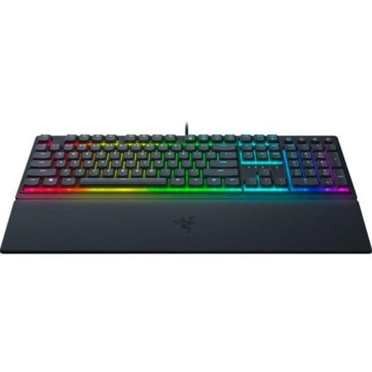 Teclado Razer Ornata V3 membrana híbrido RGB QWERTZ alemão completo