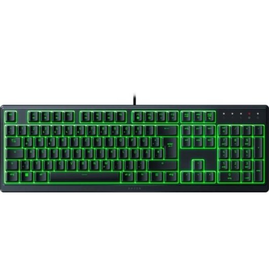 Teclado Razer Ornata V3 X membrana com RGB QWERTZ alemão e descanso de pulso removível