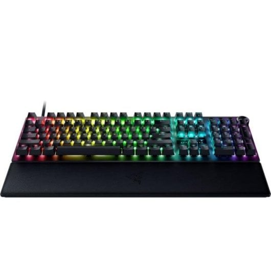 Teclado Razer Huntsman V3 Pro Óptico com Fio QWERTZ RGB e Descanso de Pulso