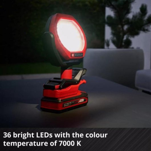 Lámpara solar portátil Einhell GC-OL 18/1500 Li-Solo LED 1500 lúmenes