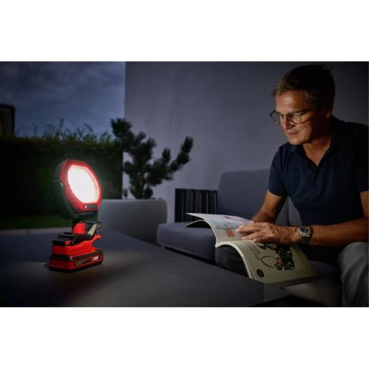 Lámpara solar portátil Einhell GC-OL 18/1500 Li-Solo LED 1500 lúmenes