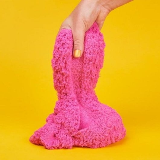 Arena Kinética Kinetic Sand 907 g Rosa Cristalino Brillante
