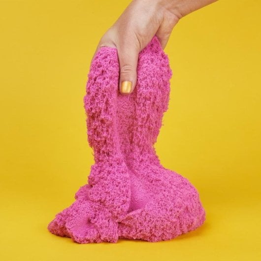 Arena Kinética Kinetic Sand 907 g Rosa Cristalino Brillante