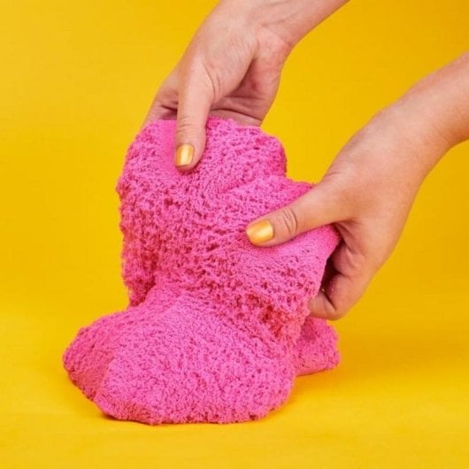 Arena Kinética Kinetic Sand 907 g Rosa Cristalino Brillante