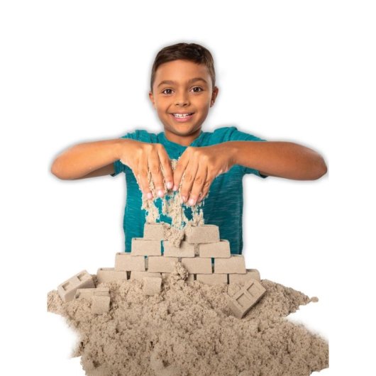 Kit de Areia Cinética Spin Master 454 g com Camião de Construção
