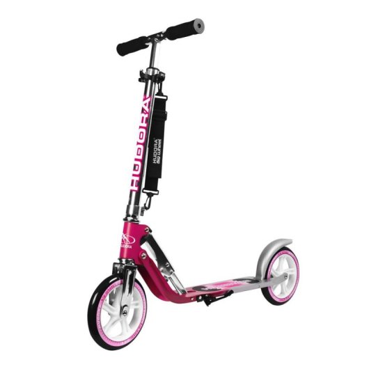 Patinete clásico Hudora Big Wheel 205 2 ruedas 100 kg plegable rosa