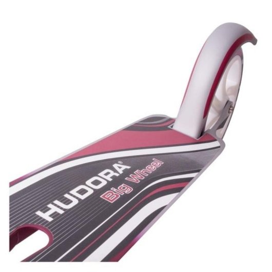 Patinete clásico Hudora Big Wheel 205 2 ruedas 100 kg plegable rosa