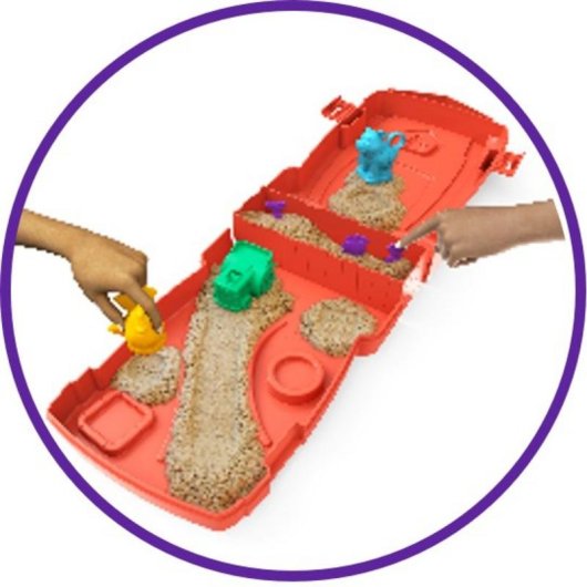 Juego de arena Kinetic Sand Spin Master Sandy Farm