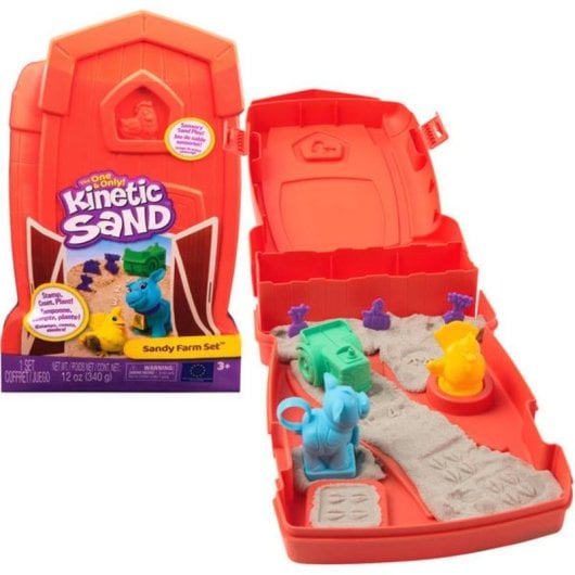 Juego de arena Kinetic Sand Spin Master Sandy Farm