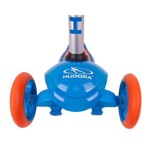 Patinette HUDORA Flitzkids 2.0 3 roues 50 kg roues 120 mm Bleu réglable