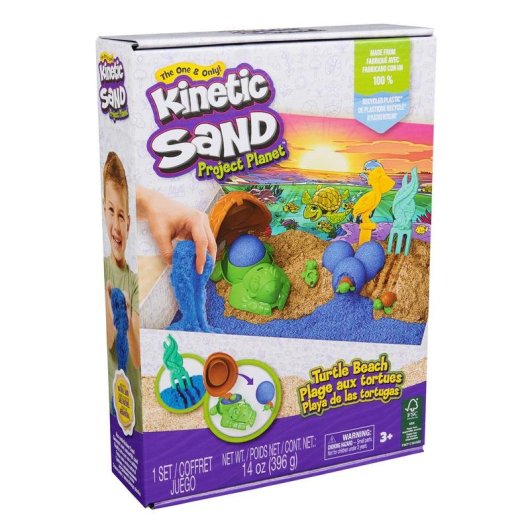 Arena Kinética Playa de las Tortugas Project Planet Spin Master 396 g