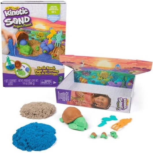 Arena Kinética Playa de las Tortugas Project Planet Spin Master 396 g