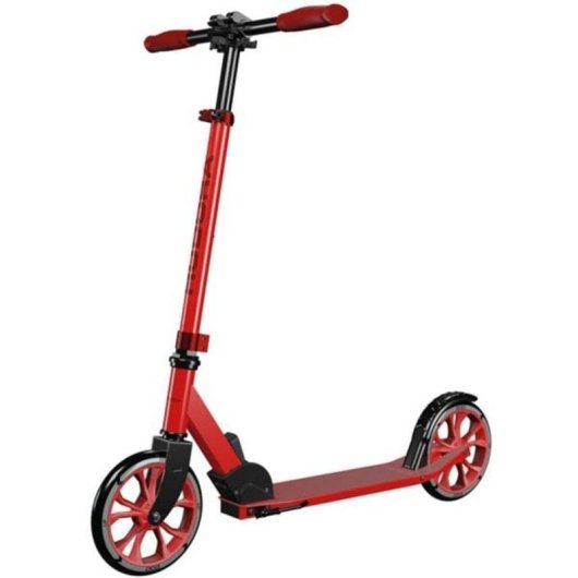 Patinete clásico Hudora Up 200 2 ruedas 200 mm freno pie rojo
