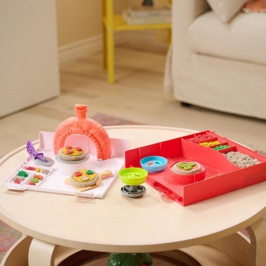 Kinetic Sand Bastelset Drücke die Pizza 452 g Multifarbig