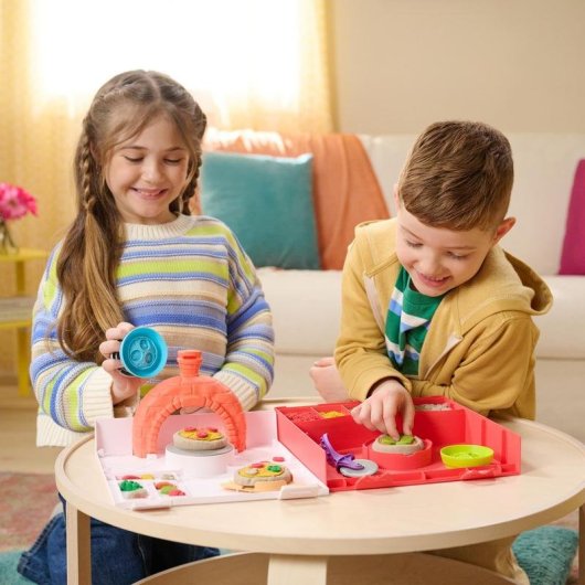Kinetic Sand Bastelset Drücke die Pizza 452 g Multifarbig