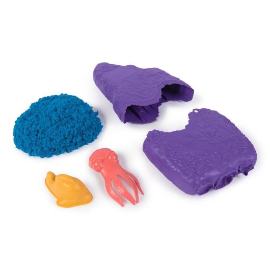 Kit de Arena Mágica Kinetic Sand Arrecife de Coral 227 g