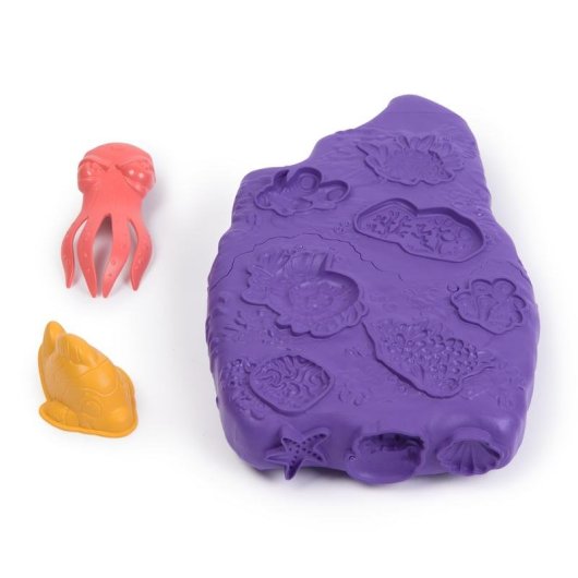 Kit de Arena Mágica Kinetic Sand Arrecife de Coral 227 g
