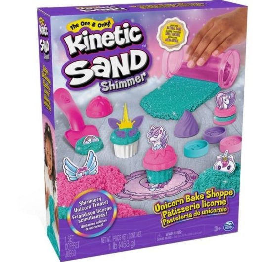 Kinetic Sand Unicornio Backset 453 g mit 8 Werkzeugen