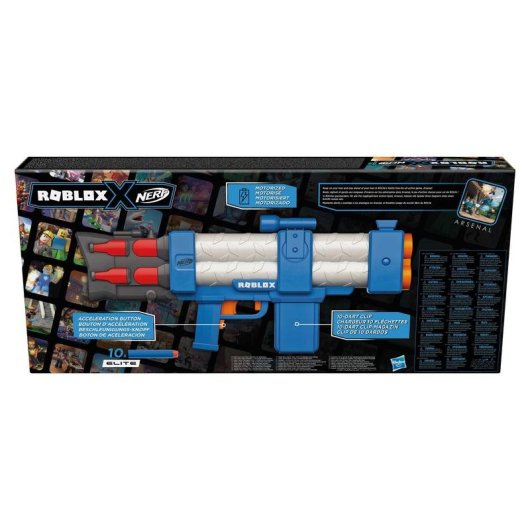 Pistolet de jeu Nerf Roblox F2484EU4 Multicolore