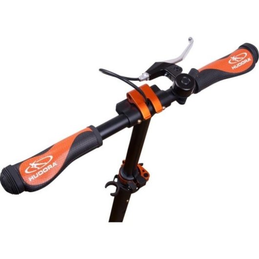 Monopattino HUDORA BigWheel Air 230 Freni Doppi Ruote Gonfiabili Nero/Bianco