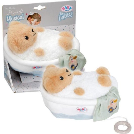 Ours en peluche BABY born 840832 Sonore Lavable