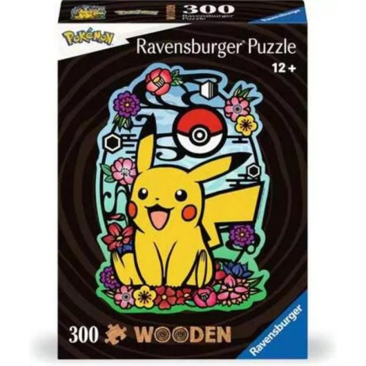Ravensburger Holz-Puzzle Pokémon Pikachu 300 Teile