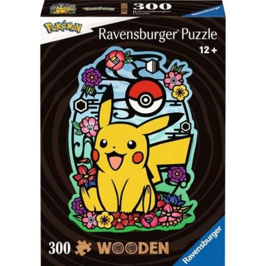 Ravensburger Holz-Puzzle Pokémon Pikachu 300 Teile