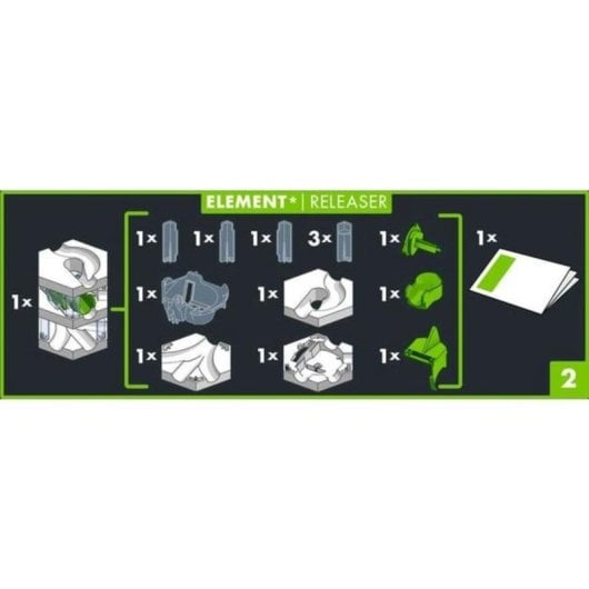 Pista para canicas Ravensburger GraviTrax Pro Element Releaser