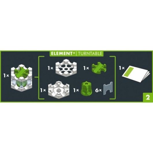Pista per biglie Ravensburger GraviTrax PRO Element Turntable