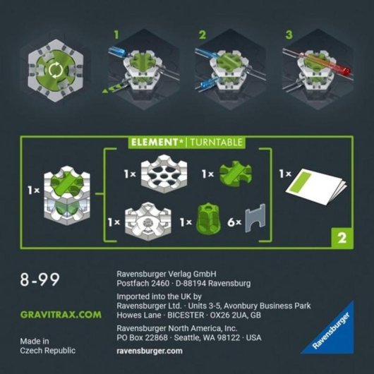 Pista per biglie Ravensburger GraviTrax PRO Element Turntable