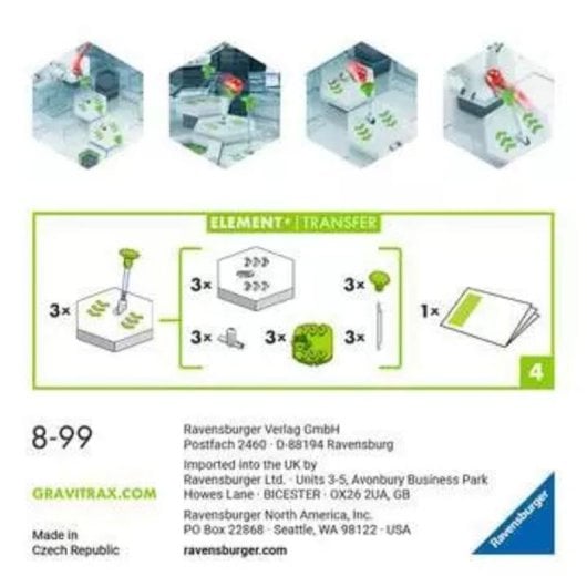 Elemento di Trasferimento Ferroviario GraviTrax Ravensburger