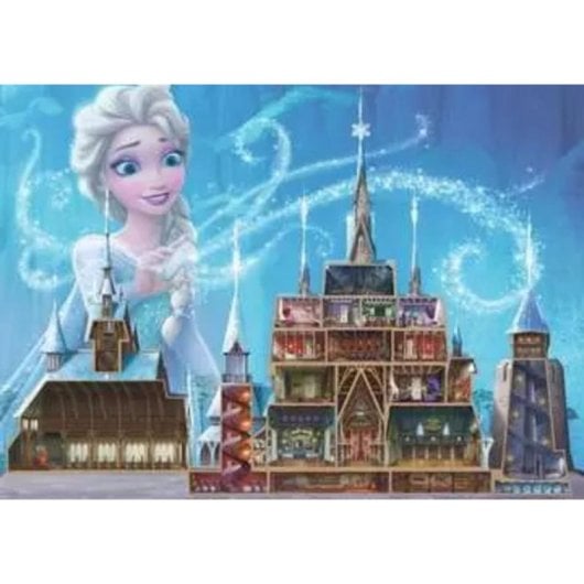 Puzzle Ravensburger Frozen 1000 pezzi Collezione Disney Castles