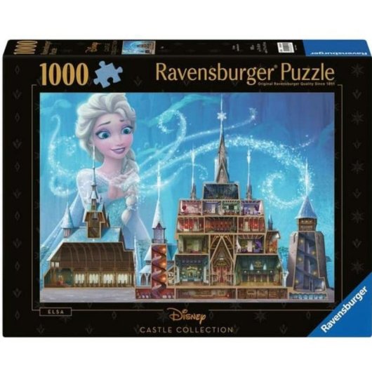 Puzzle Ravensburger Frozen 1000 pezzi Collezione Disney Castles
