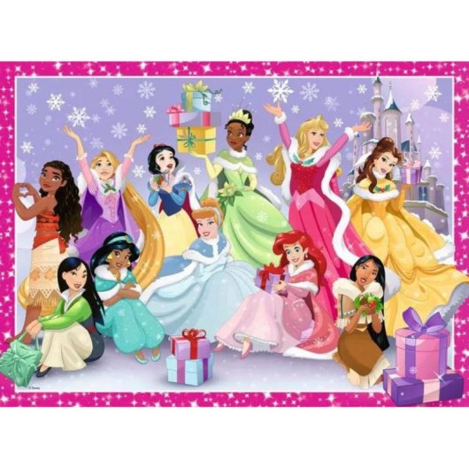 Puzzle Ravensburger 200 pièces Disney Princesses Noël