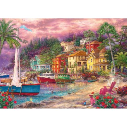 Puzzle 1000 pièces Schmidt Spiele Ciudad Chuck Pinson