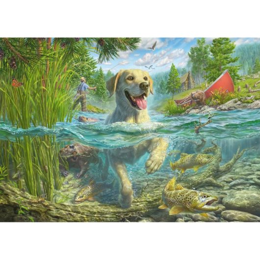 Puzzle 1000 pièces Schmidt Spiele Mark Fredrickson Amour pour les chiens