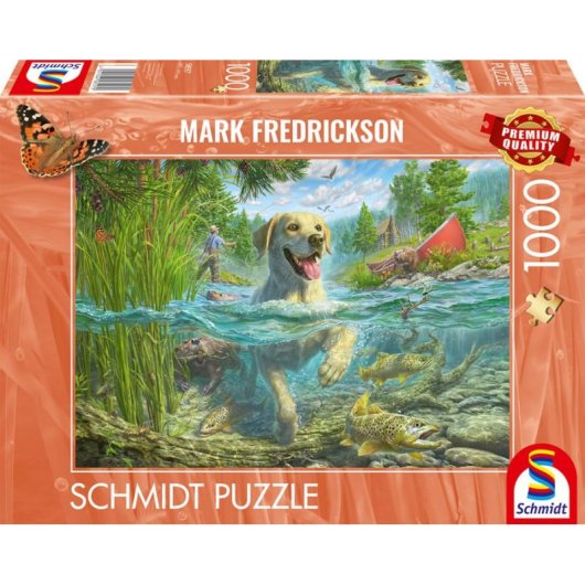 Puzzle 1000 pièces Schmidt Spiele Mark Fredrickson Amour pour les chiens