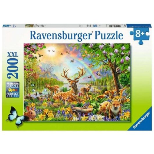 Puzzle Ravensburger 200 piezas Familia de ciervos