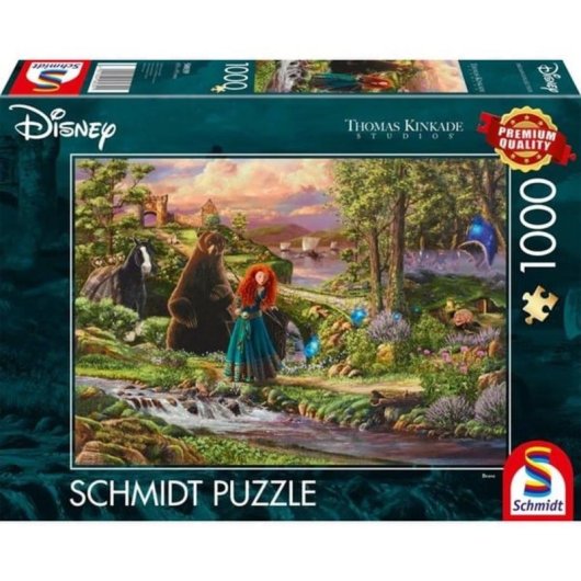 Puzzle 1000 pièces Schmidt Spiele Thomas Kinkade Disney Dreams Collection