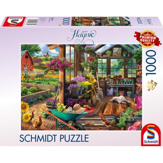 Puzzle 1000 pièces Schmidt Spiele Jardin de Jeff Haynie