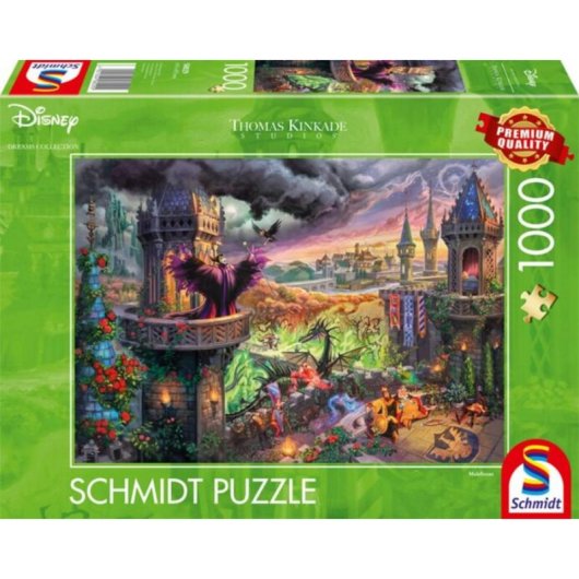 Puzzle Schmidt Spiele 58029 1000 pezzi Maléfica Disney
