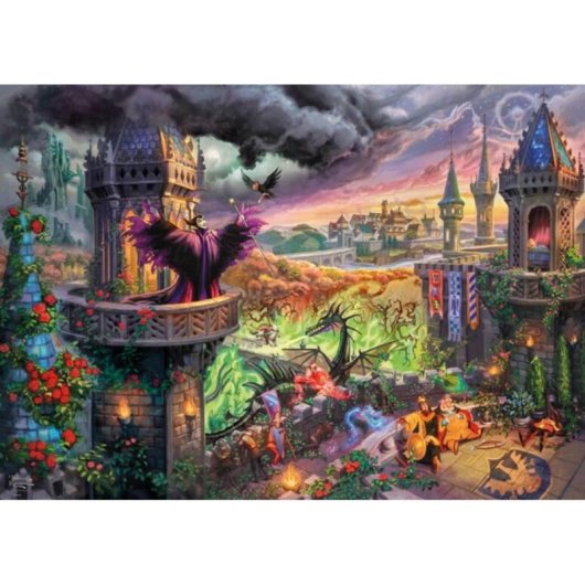 Puzzle Schmidt Spiele 58029 1000 pezzi Maléfica Disney